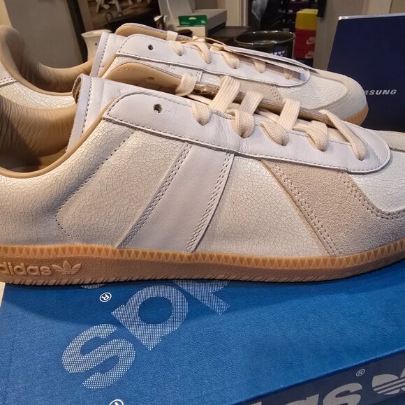 NEW Adidas BW Army Lux Men’s Size 12 White Gum Leather JH7834 SHOES SKATEBOARD - Picture 5 of 16